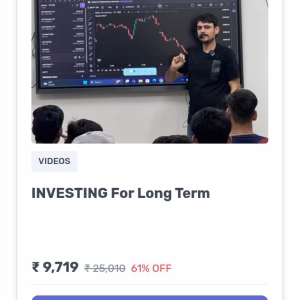 Trade with Vikas Course Investing For Long Term