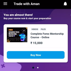 Trade with Aman Course - Complete Forex Mentorship Course - Online